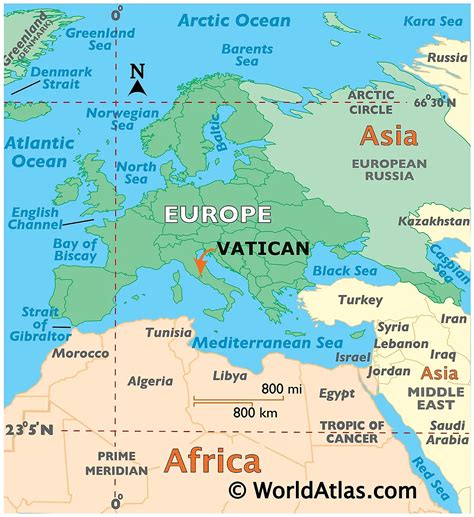 vatican city in which continent